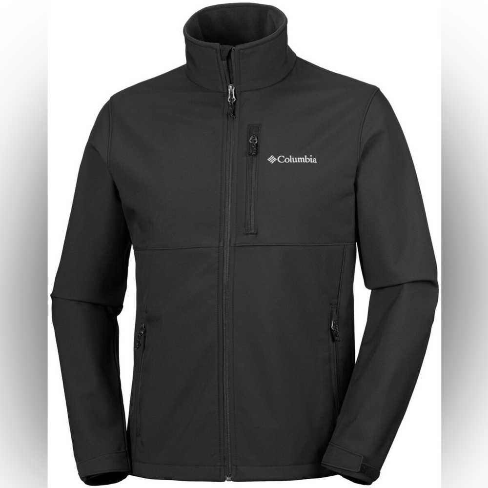 Columbia Men's Ascender Softshell Jacket in Black - 6X